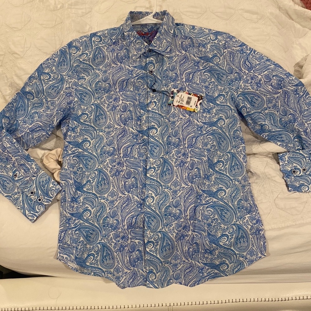 Robert graham long sleeve dress shirt